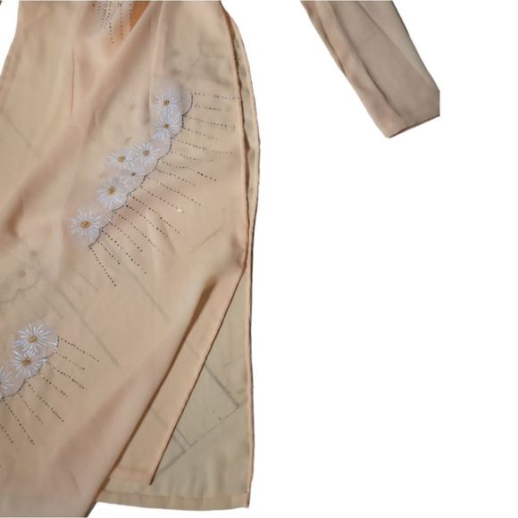 NHA MAY TOAN MY Vietnam Dressmaker Attire Handpainted Handmade Pant Set - Picture 7 of 13